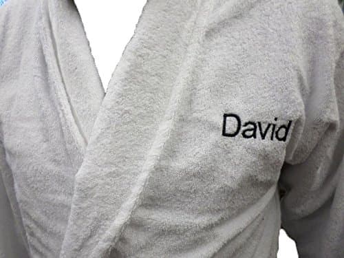 Embroidered For youAdult Bath Robe with a name of your choice. Size Medium