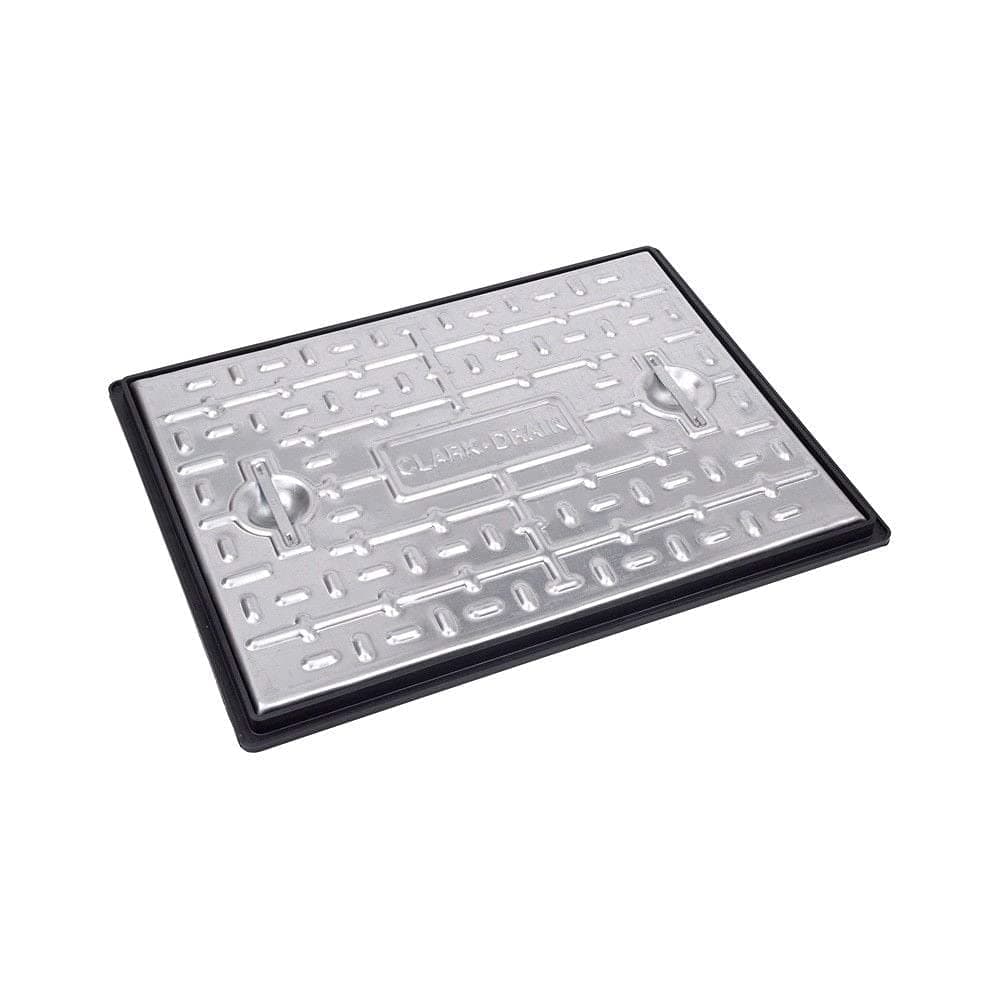 Clark Drain 600 x 450mm Galvanised S/S 5T Manhole Cover PC6BG