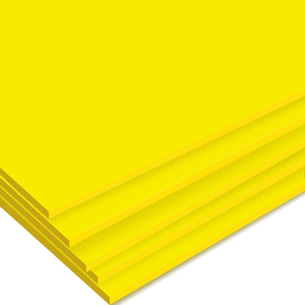Foam Board, 20" x 30", 5 Sheets (Yellow)