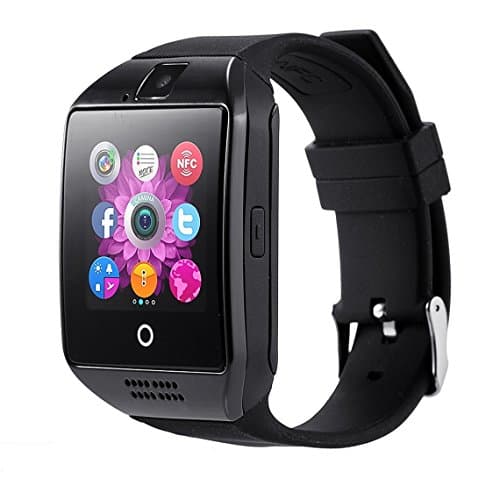 [Updated Version]Bluetooth Touch Screen Smart Watch,OURSPOP 2.5D Radian Bluetooth Smart WristWatch,Unlocked Watch Cell Phone With GSM SIM Camera for Android iPhone Men Women Kids
