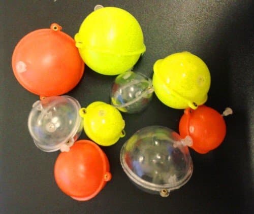 9 Assorted Bubble Floats (3 sizes / 3 colours)