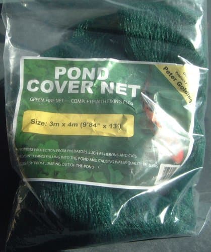 Fish Pond Cover Net 3 x 4m green