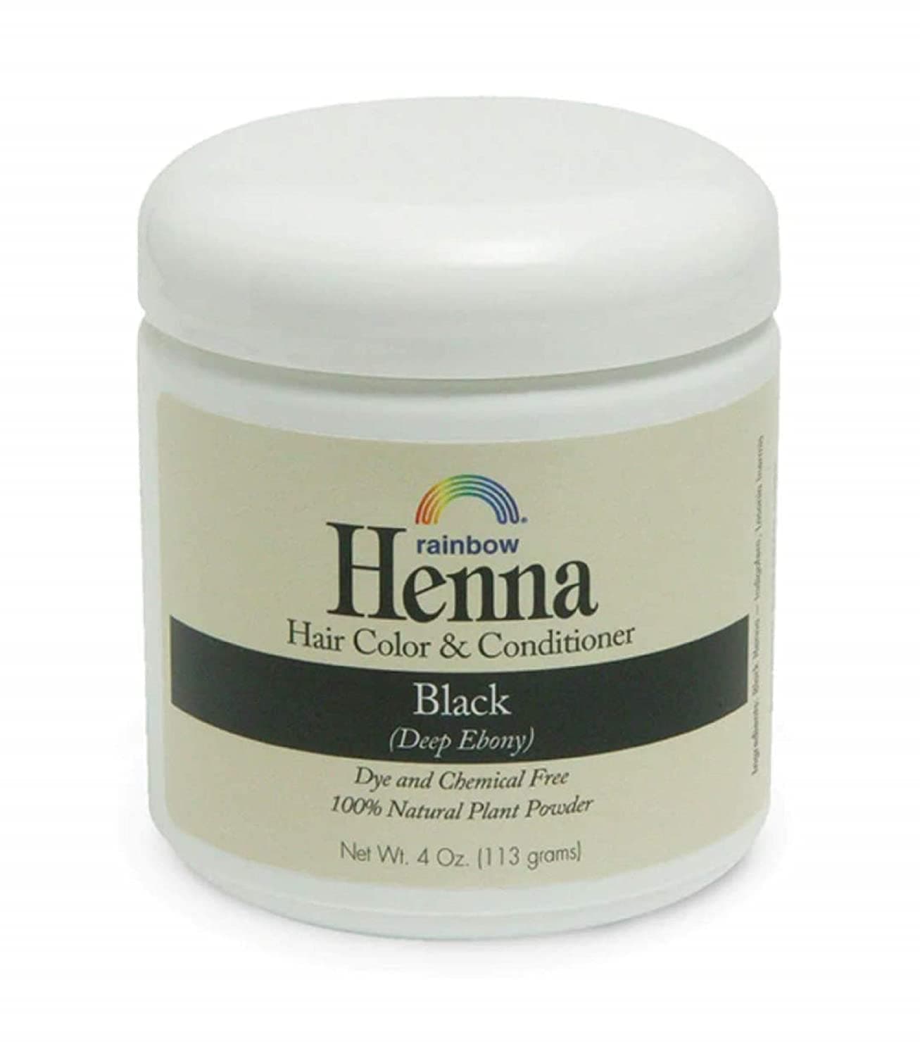 Henna Hair Color and Conditioner, Persian Black Deep Ebony, 4 Ounce