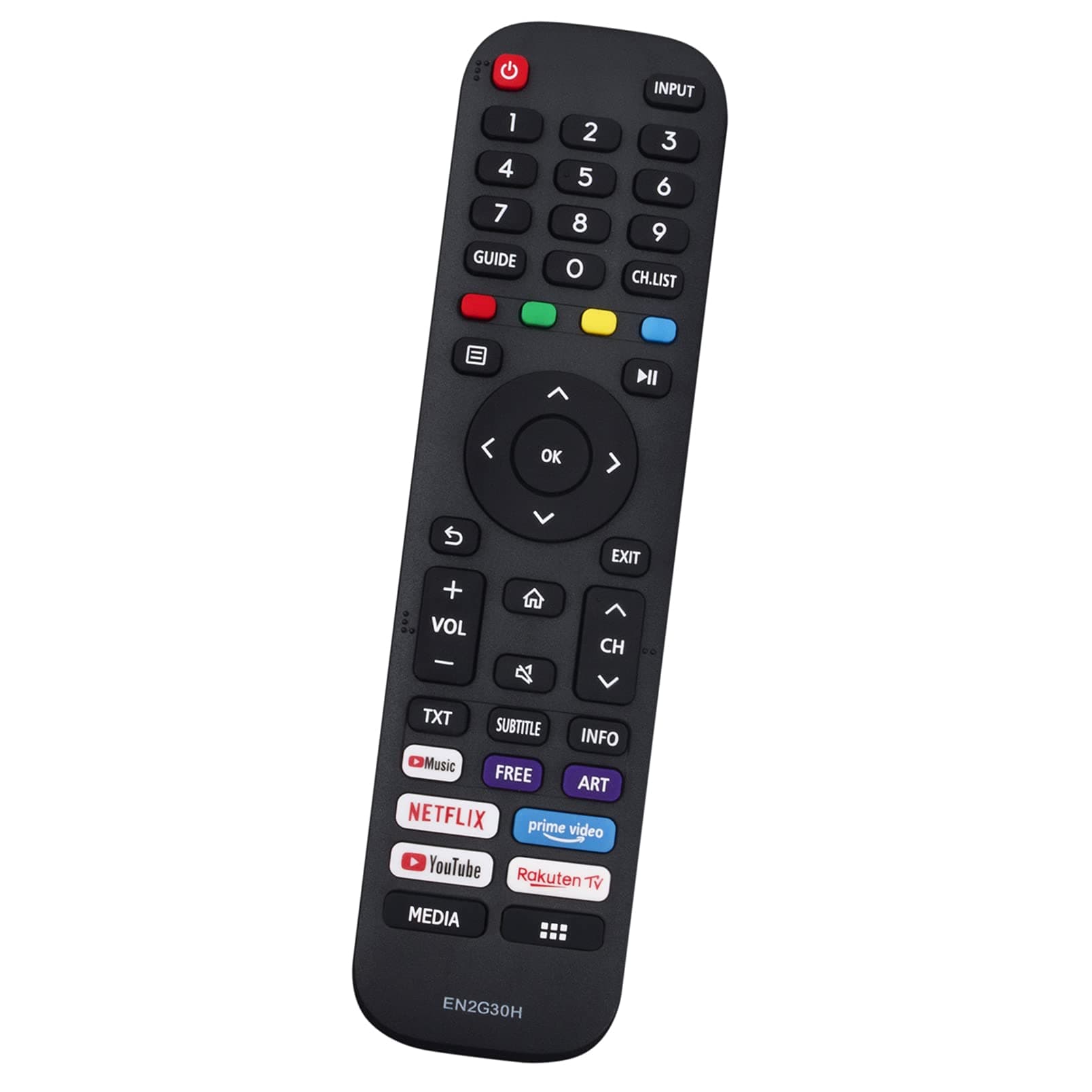 ALLIMITYRemote Control Replce Fit for Hisense 4K UHD TV EN2G30H 43AE7200F 58AE7200F 65AE7200F 50AE7200F 55AE7200F 70AE7200F 75AE7200F