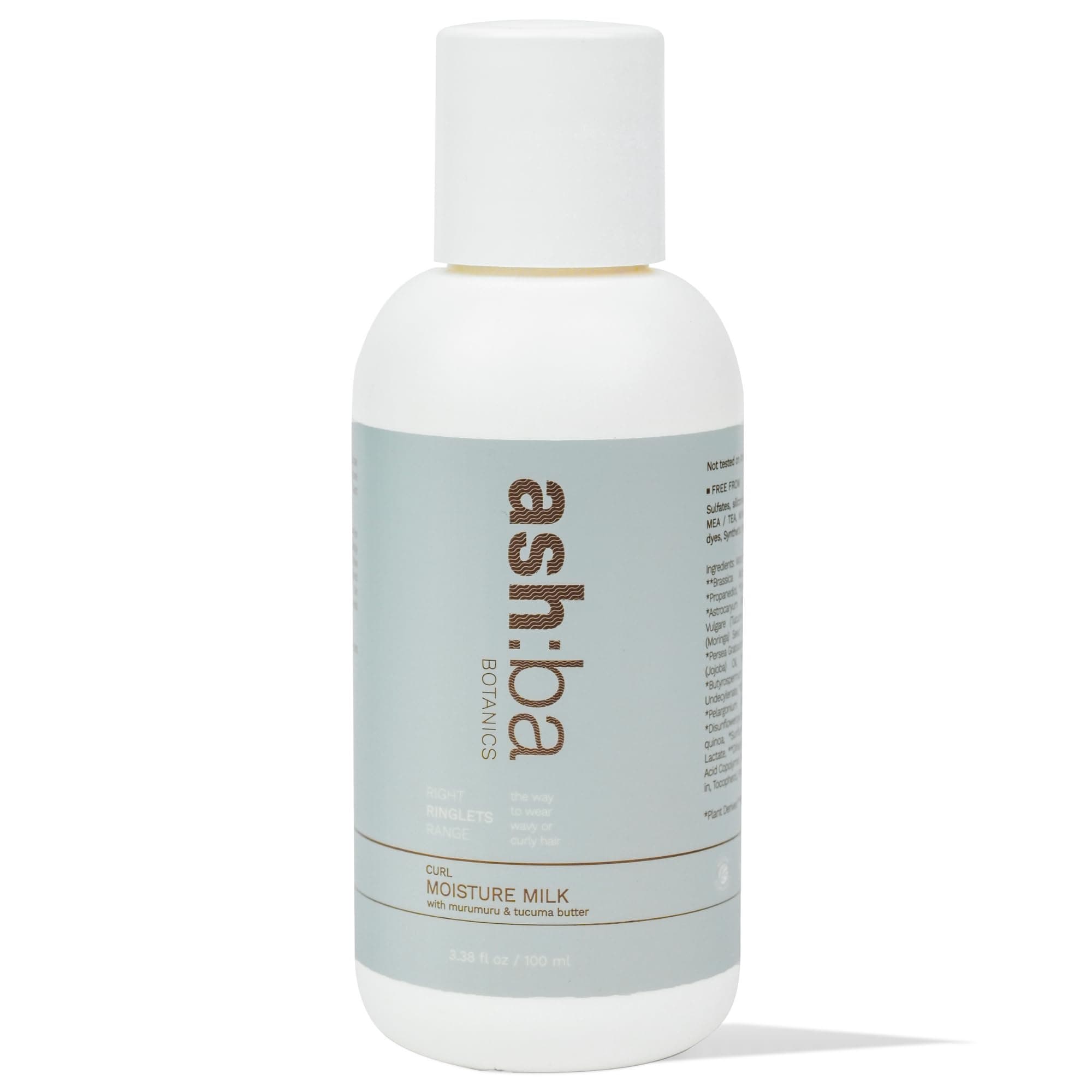 Curl Moisture Milk For Curly, Coily, Frizzy, Dry & Wavy Hair | Cream For Men & Women | Blend Of Murumuru, Tucuma Butter, Argan Oil & Moringa Oil | SLS, Parabens Free (Pack Of 1, 100Ml)