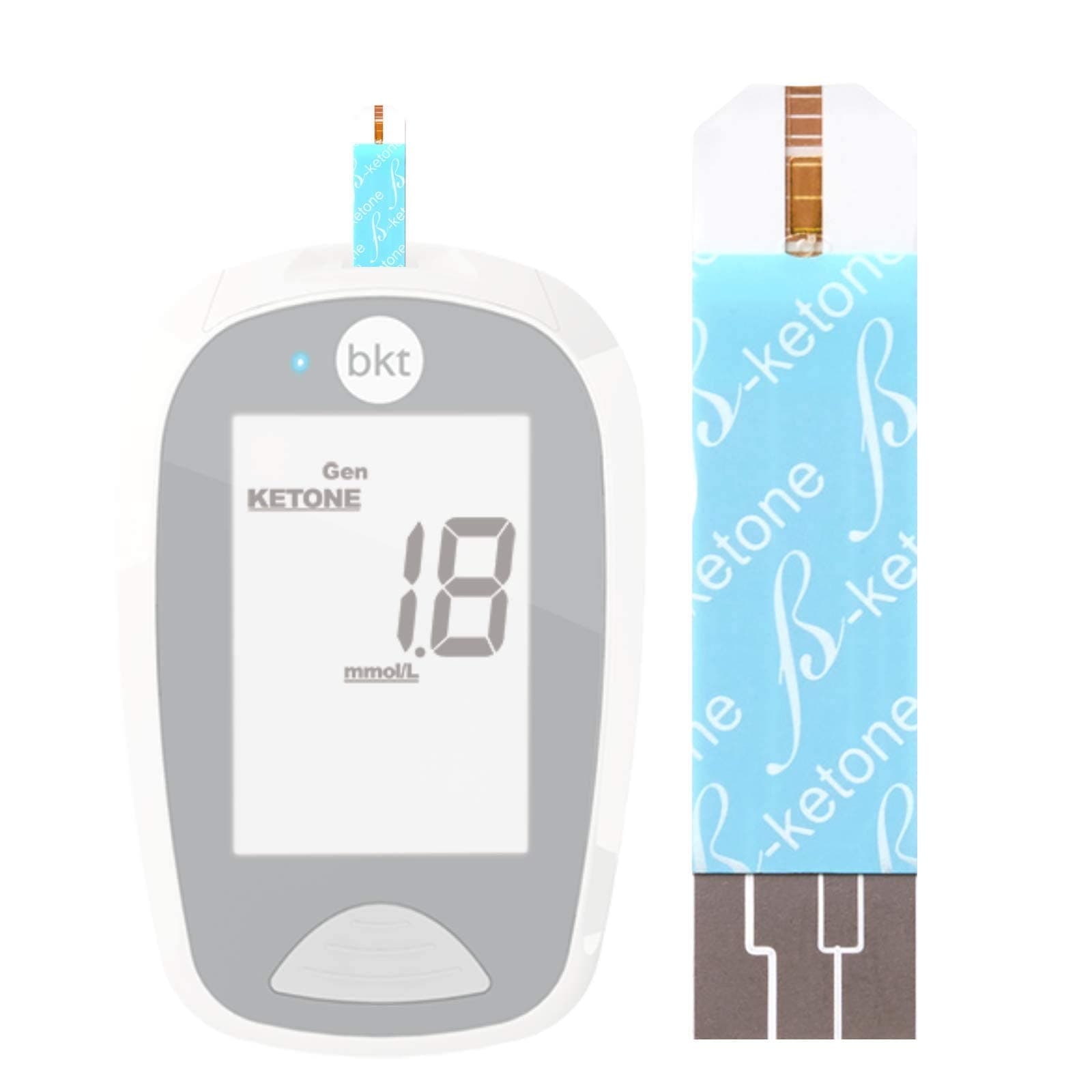 BKT TD-4279 Blood Ketone Test Strips 100ct - NOT for Keto-Mojo GK+ - Only for BKT Meter and Original Keto-Mojo Bluetooth TD-4279