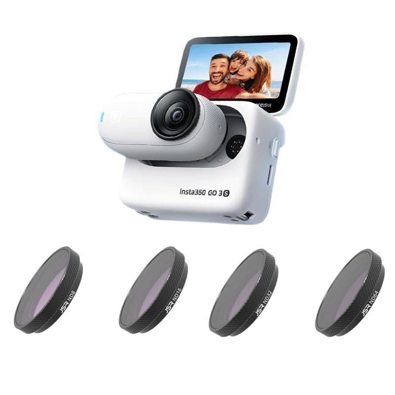 ZGZUN Camera Lens Filter Sets ND Filter Set ND8 ND16 ND32 ND64 for Insta360 GO 3S Cameral Accessories