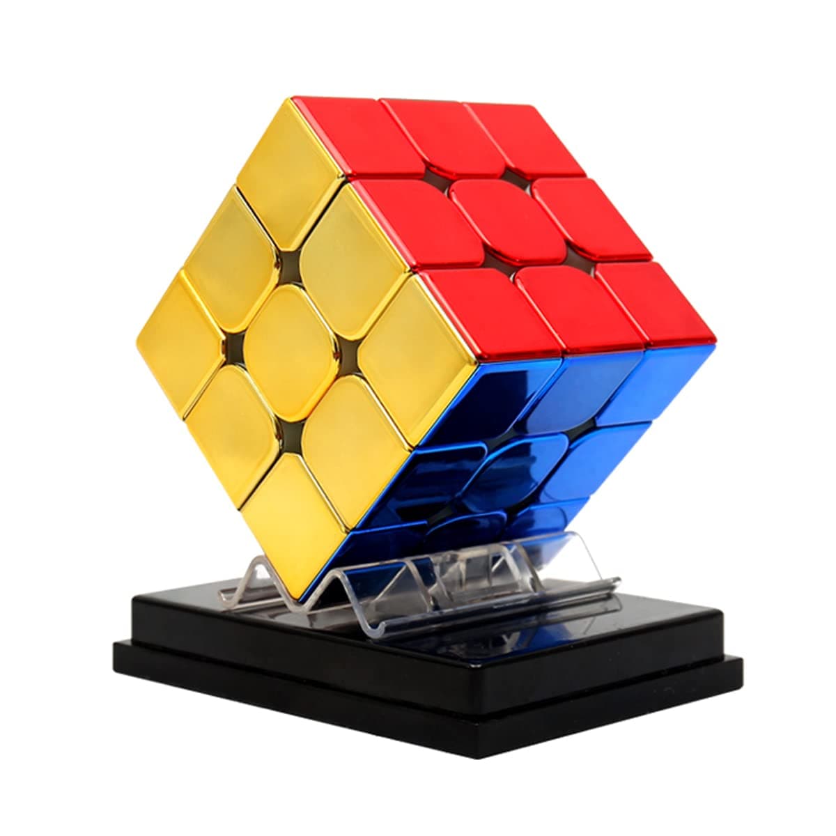 Cyclone Boys 3x3 Speed Cube Magnetic Reflective Mirror Stickerless Magic Cube Puzzle Toy