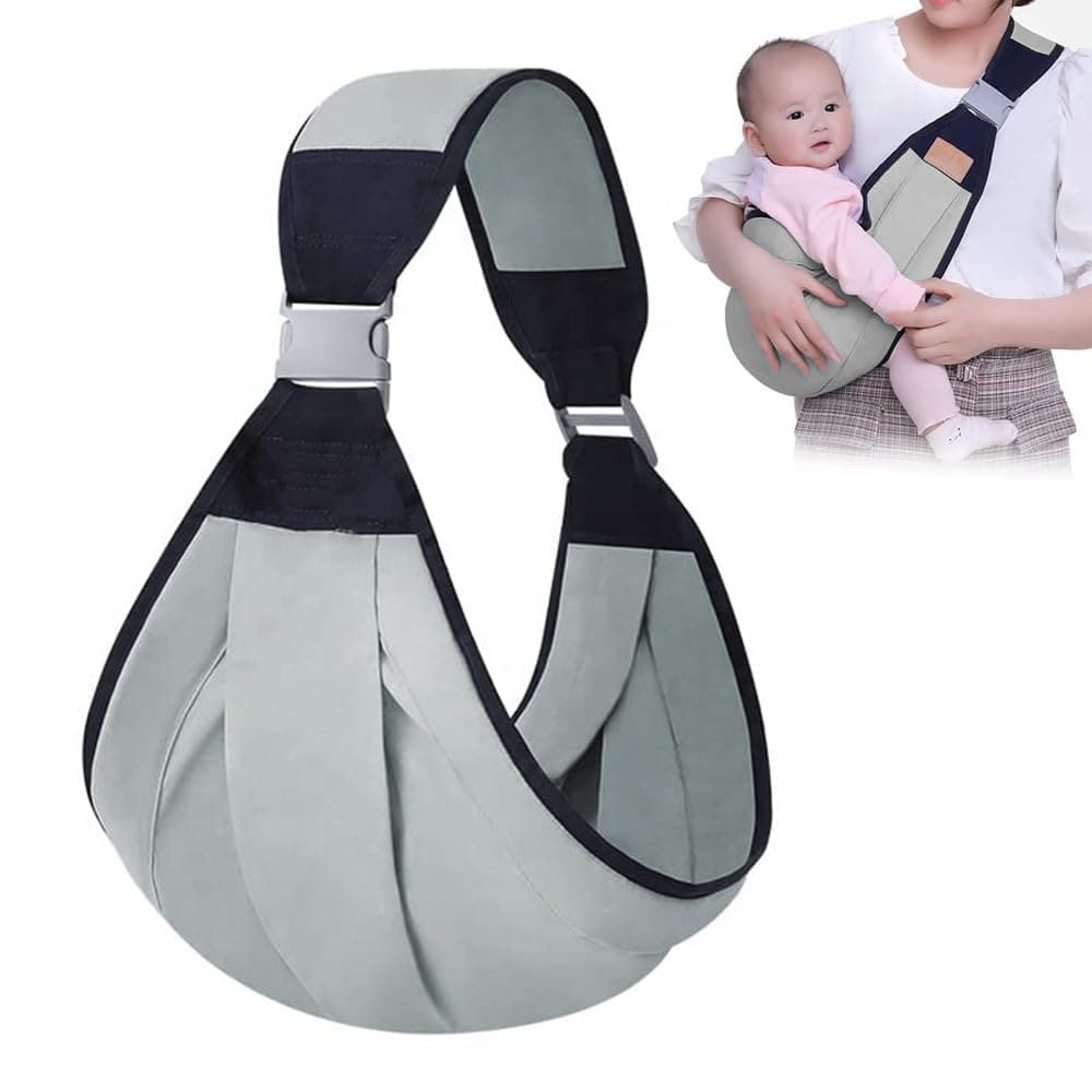 Baby Carrier - Breathable, Adjustable Sling with Anti-Slip Straps for 0-36 Months