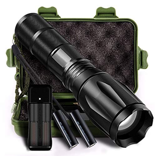 Led Tactical Flashlight, Larnn Super Bright Handheld Flashlights for Camping Hiking & Outdoor Activities