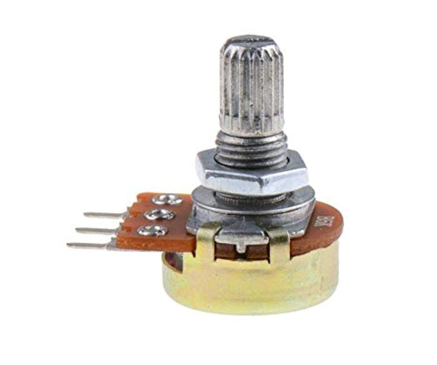 10K Ohm Potentiometer 15mm Shaft - 5 Pieces