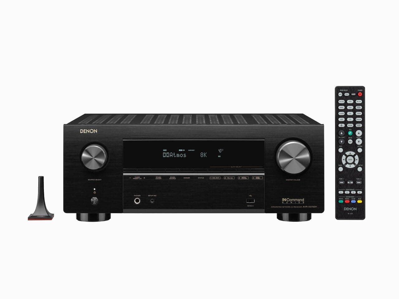 Denon AVR-X3700H 8K Ultra HD 9.2 Channel (105 Watt X 9) AV Receiver 2020 Model - 3D Audio & Video with IMAX Enhanced, Built for Gaming, Music Streaming, Alexa + HEOS