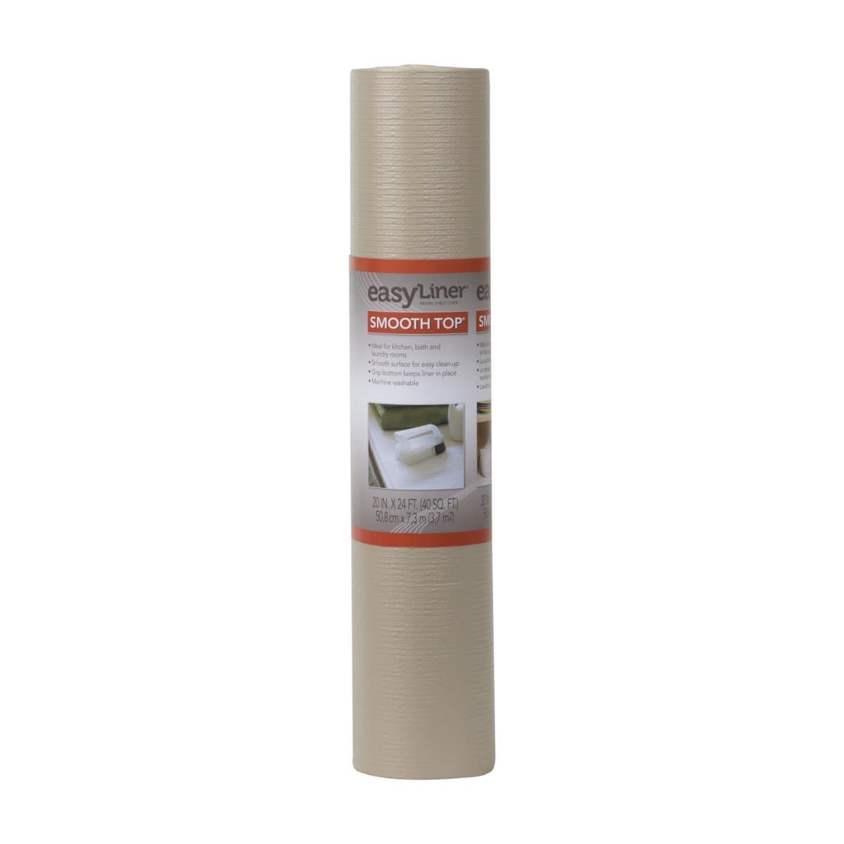 Duck Smooth Top EasyLiner, 20-inch x 24 Feet, Taupe