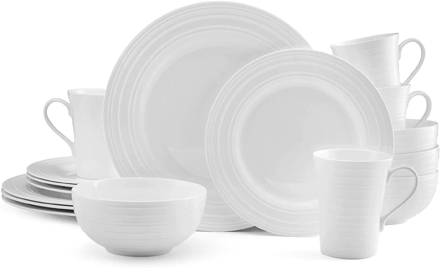 MIKASACiara 16-Piece Dinnerware Set, Ciara, Service for 4