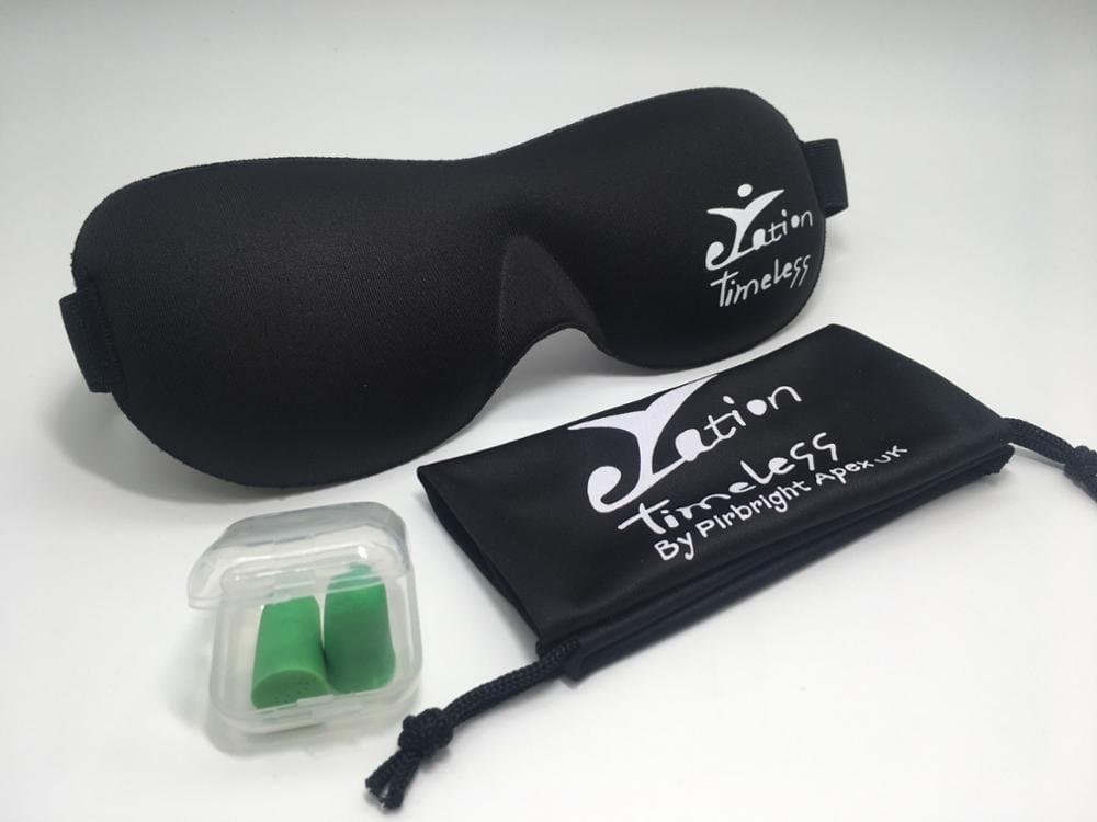 Luxury Sleep Mask For Comfortable Sleeping And Shift Work 3D Contoured Lightweight Unisex Eye Cover Night Mask Light Blocking - Soft Memory Foam with Adjustable Straps - Sleep Deeply Perfect for Relax Meditation Travel Bedtime - Comfortable One Size Fits All for Men And Women Includes Free Ear Plugs