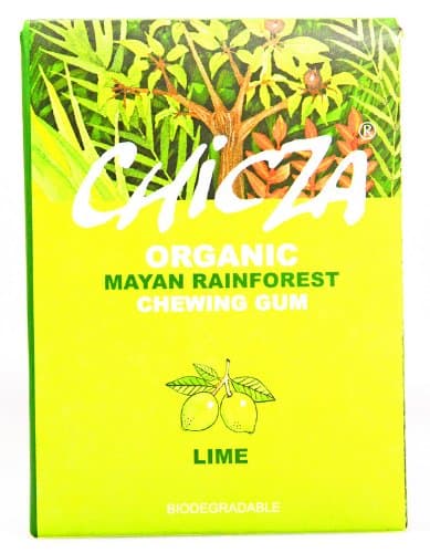 Natural Mayan Chewing Gum "Chicza" - Box Of 10 x 12 Lime Gums