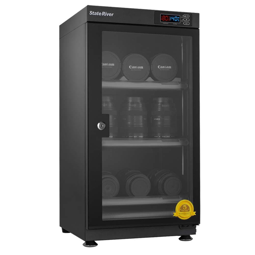 Electronic Dry Cabinet Camera Cabinet Moisture Cabinet for Camera Lens and Other Photographic Equipment 55 Litre