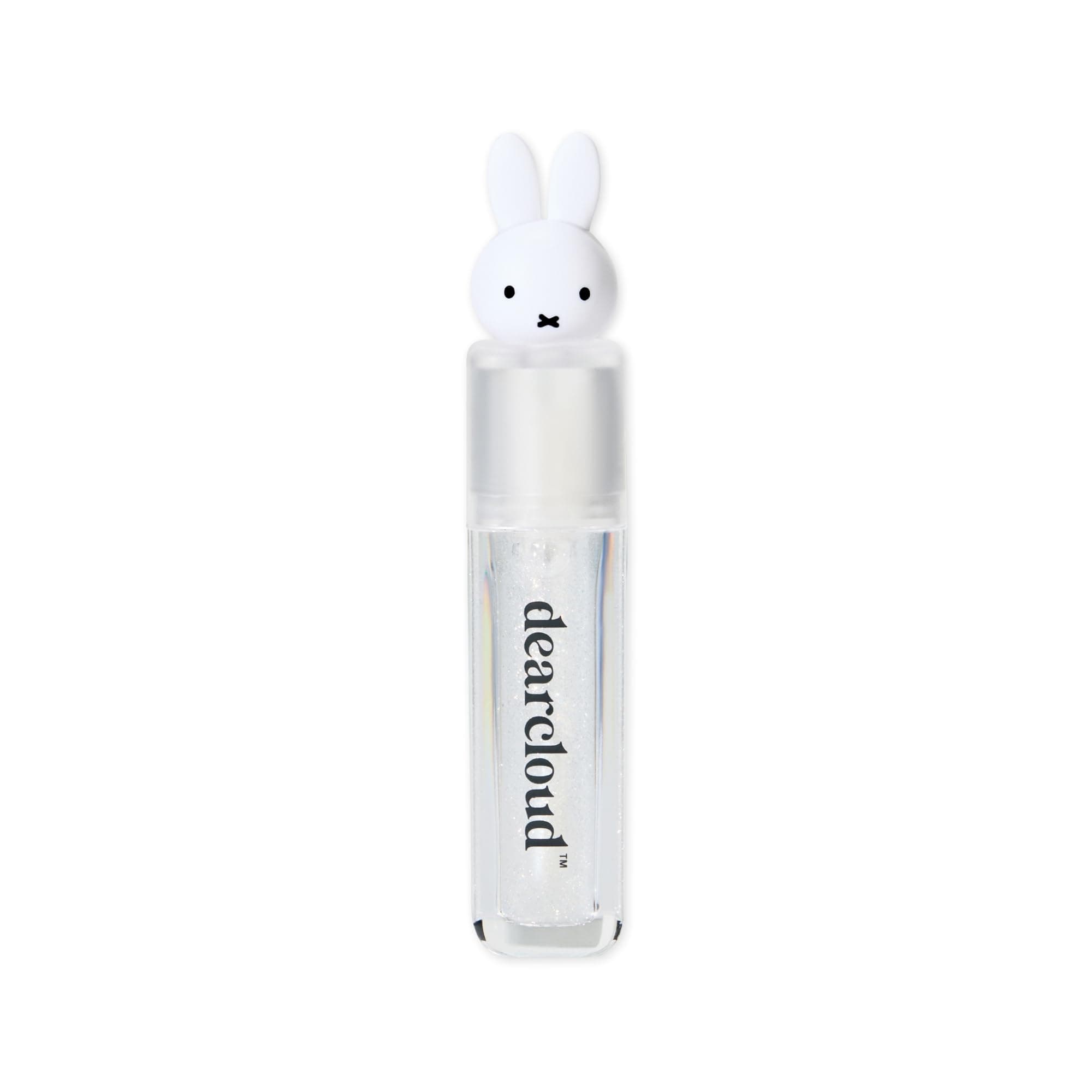 Miffy Lip Serum Jelly - Clear Shimmer Lip Gloss for Hydration & Shine (Clear Skies)
