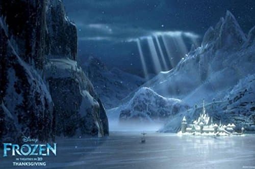 Frozen Movie Wall Poster Home Bedroom Decor Landscape Posters Pictures 24x36 inch Elsa