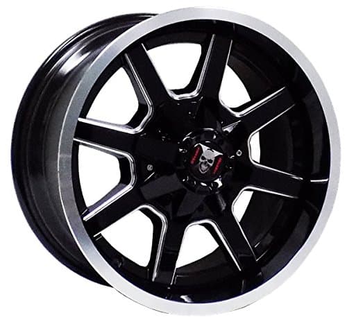 XTREME MUDDER XM-302 163 17X9-12 6X135+6X139.7 C.B 106.40 BLACK MILLING WINDOW MACHINE LIP