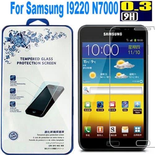 【5pcs】 Nacodex® Hardness Tempered Glass Screen Protector for Samsung Galaxy Note 1 Gt-i9220 N7000 [9h Hardness✔] [0.3mm Thin✔] [Original✔] [Simple Retail Box✔] [ Fast Shipping✔][ Hd✔] [ W/tracking No. ✔] [ Package with Bubble Air Column ✔] 【Disposable Bundle on Sale for Our Customer /Save Money】