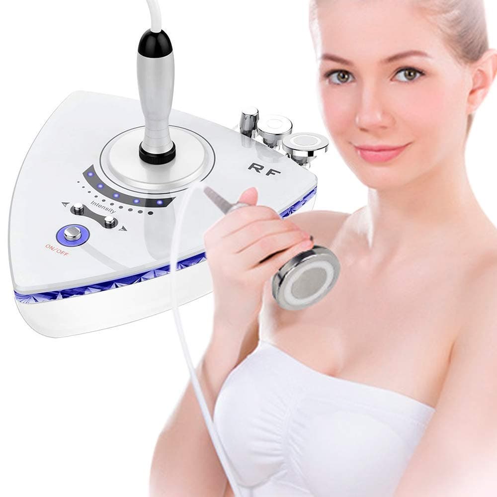 SHENGLLA RF Radio Frequency Facial Machine, Beauty Star Home Use Portable Machine Eye Bags Removal and Body Slimming Removal Slim Weight Loss Machine