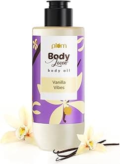 BodyLovin' Vanilla Vibes Body Oil | Intense Moisture & Instant Glow | Long Lasting Warm Vanilla Fragrance | Non-Greasy & Lightweight | Soft & Nourished Skin | For Dry To Very Dry Skin - 200ml