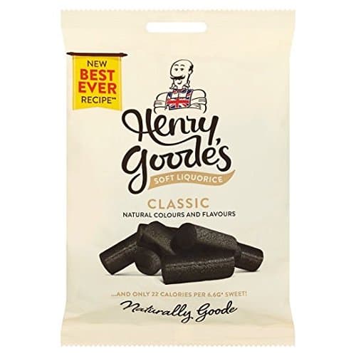 Henry Goodes Soft Eating Liquorice 140 g (Pack of 6)