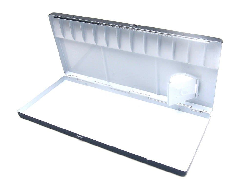 Color Around Aluminum Watercolor Palette (13 Well(10.04"x4.33"x0.75"))