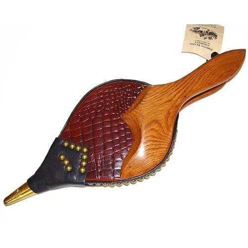 Johnny Beard Aligator Print Leather Bellows