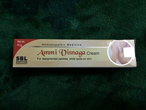 Ammi Visnaga Homeopathic Cream for Depigmented Patches,white Spots on Skin 25 Grams by SBL World Class Homeopathy