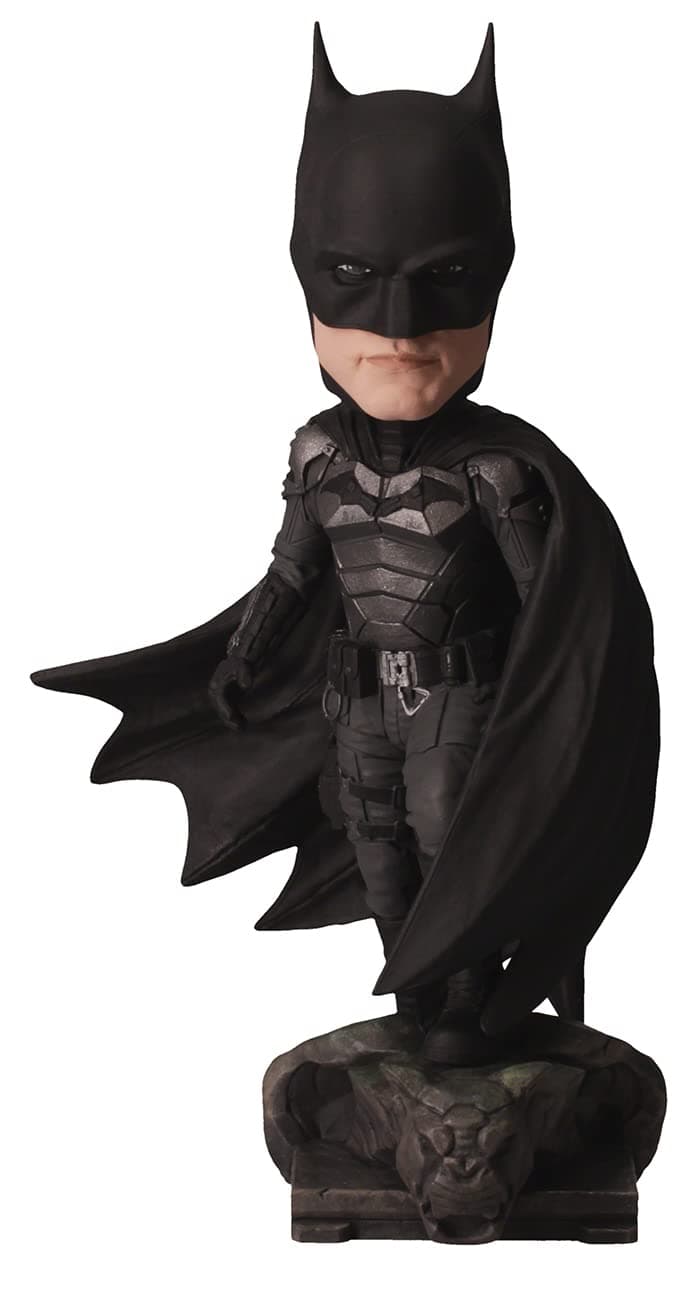 Royal Bobbles The Batman DC Comics Bobblehead, Robert Pattinson, Premium Polyresin Lifelike Figure, Unique Serial Number, Exquisite Detail