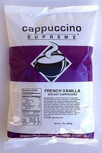 Cappuccino Supreme 2 lb bag French Vanilla Instant Cappuccino Mix