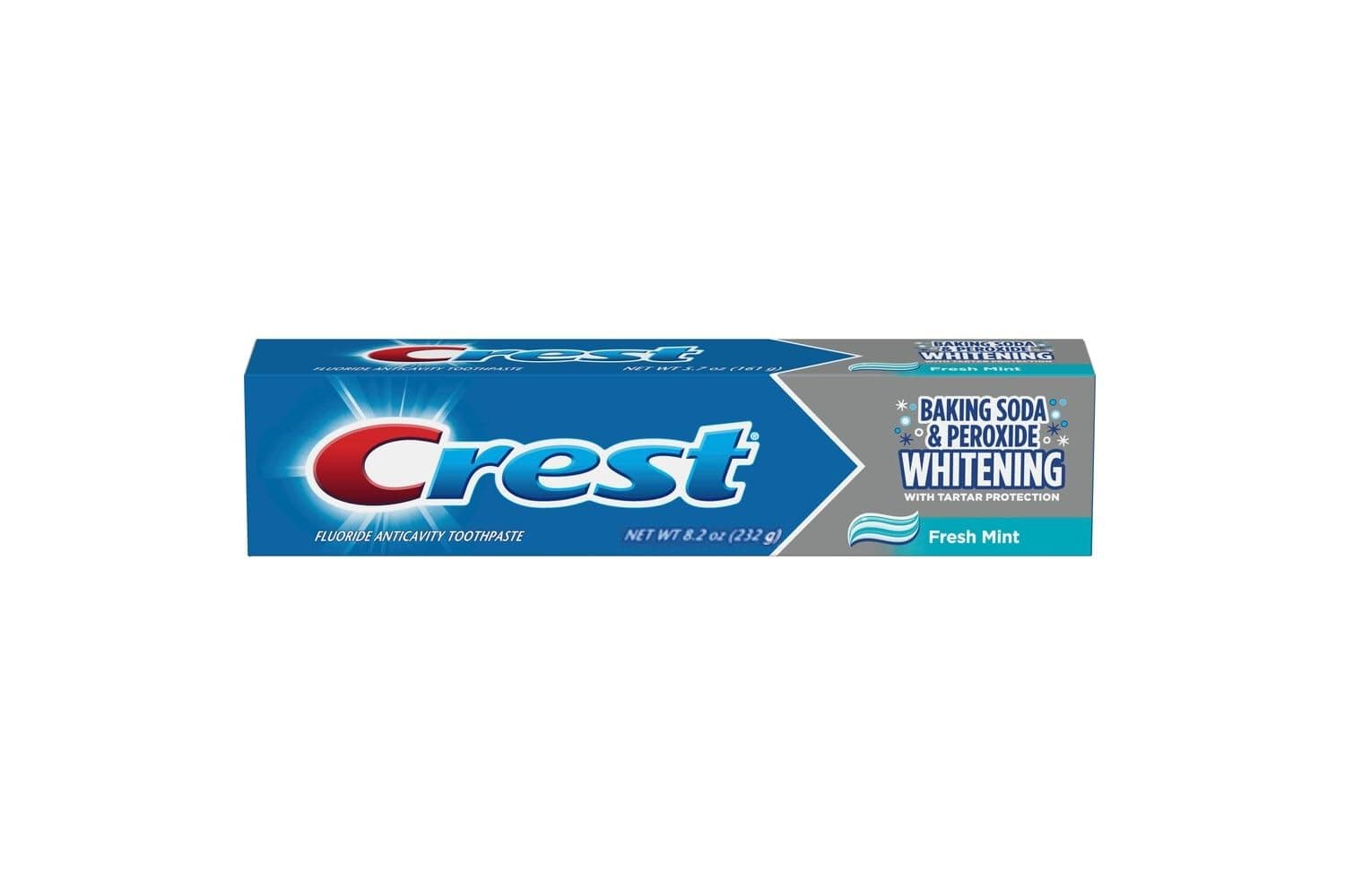 Crest Bspx Whitening8.2 Size 8.2z Crest Baking Soda & Peroxide Toothpaste W/Tartar Control Fresh Mint