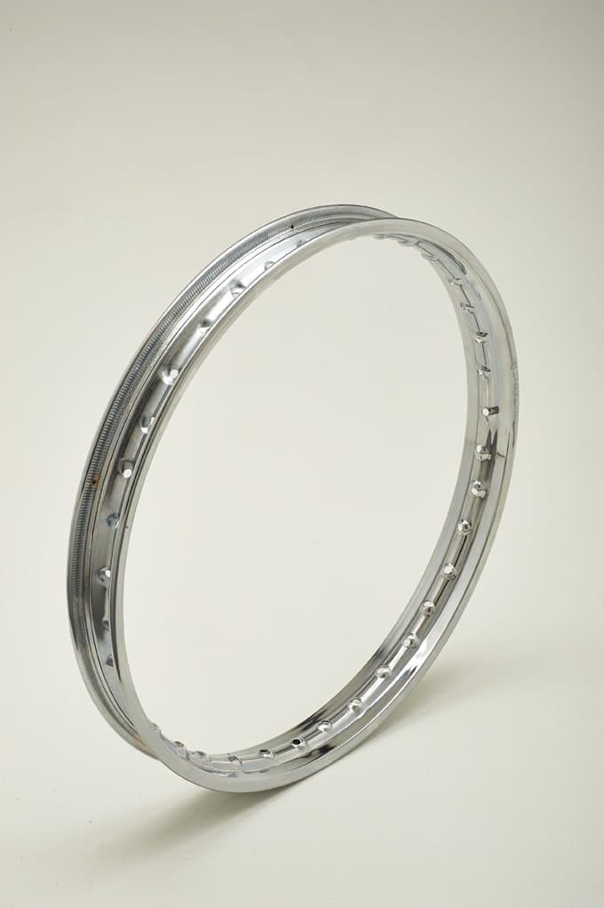 Steel Hoop Chrome Chromed Steel Wheel Rim 1.60 x 17 36 Holes
