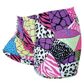 Gem Sports Jungle Safari Spandex Volleyball Shorts - SIZE: X-Small