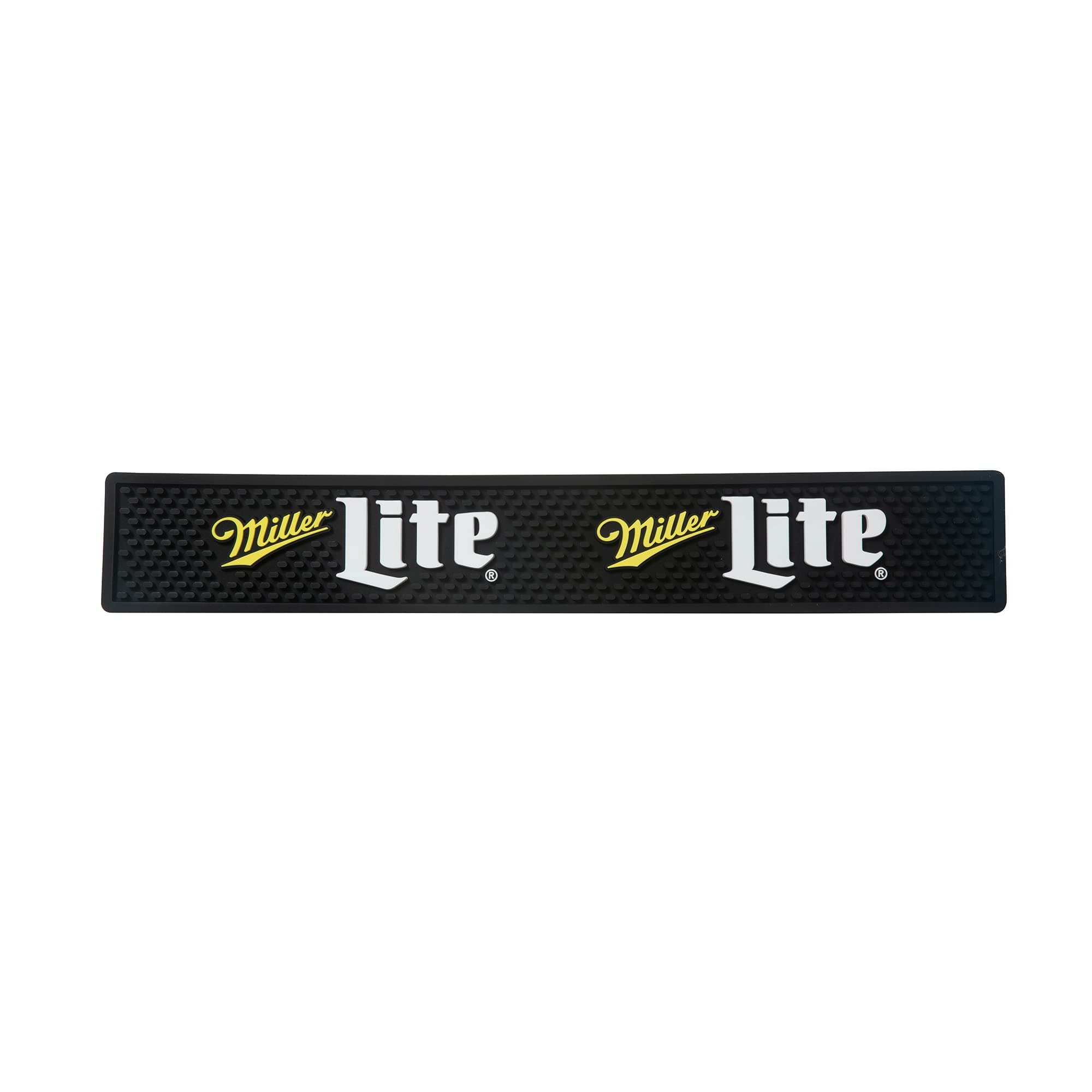 Miller LiteProfessional Bar Mat Spill Mat, Black, 21 x 3.5 inches