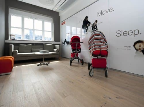 Vintage White Oak Ivory Wide Plank UV Oiled Engineered Hardwood Floor (Sample)