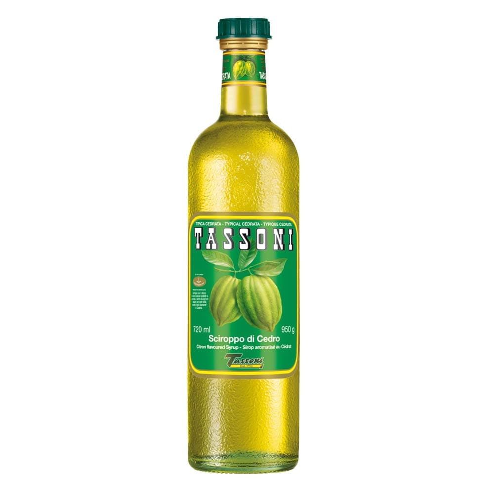 Tassoni:"Cedrata" Italian Citron Juice Soda 720ml 24.34fl Oz [ Italian Import ]