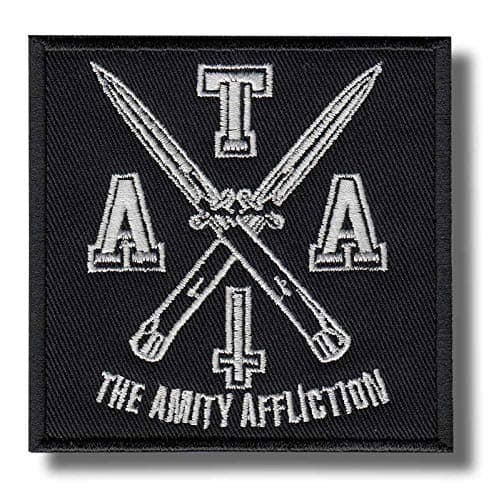The Amity Affliction Patch Badge Embroidered Iron on Applique
