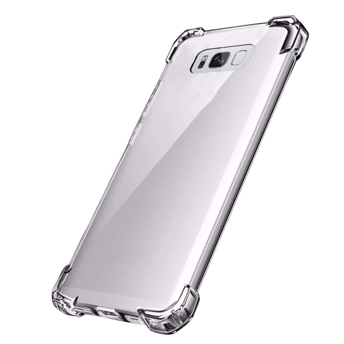 Tverghvad Galaxy S10 Plus Case, Crystal Clear Full Cover Protective Case, [Anti-Shock] Flexible TPU Bumper and Hard PC Shell Clear Case for Samsung Galaxy S10 Plus (for Galaxy S8 (5.8 inch))