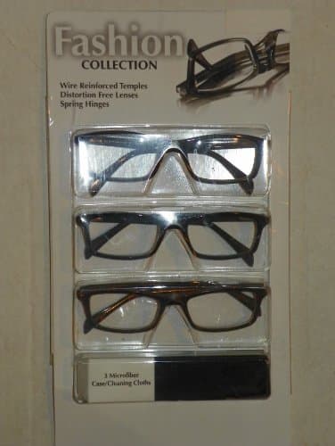 +2.25 Reading Glasses FASHION Collection (Pack of 3)