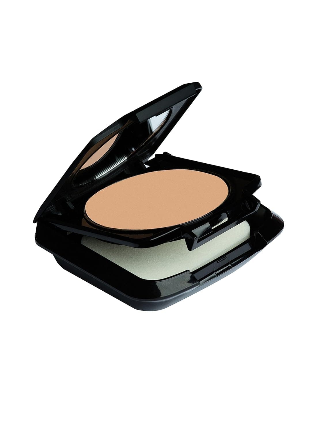 Palladio Dual Wet & Dry Foundation | With Sponge & Mirror | Squalane Infused | Apply Wet For Maximum Coverage Or Dry For Light Finishing & Touchup | Minimizes Fine Line | Cypress Beige