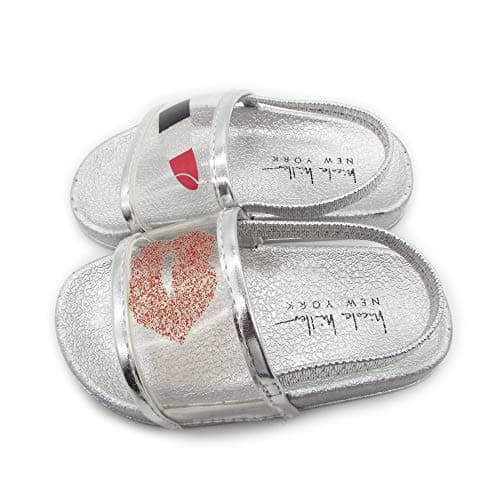 Nicole Miller New York Toddler and Little Girls Slide Sandals