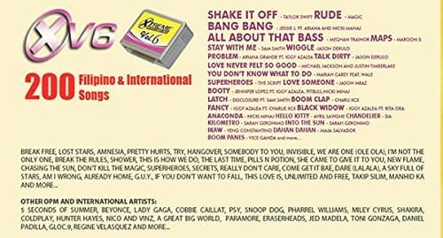 magic sing karaoke mic song chip TAGALOG 16 or XTREME VOL 6 feat. SAM SMITH STAY WITH ME and more LATEST R&B POP AND OPM