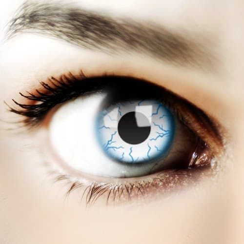 ColorVue Crazy Lens 14MM Yearly Contact Lens - 2 Units (Lightning)