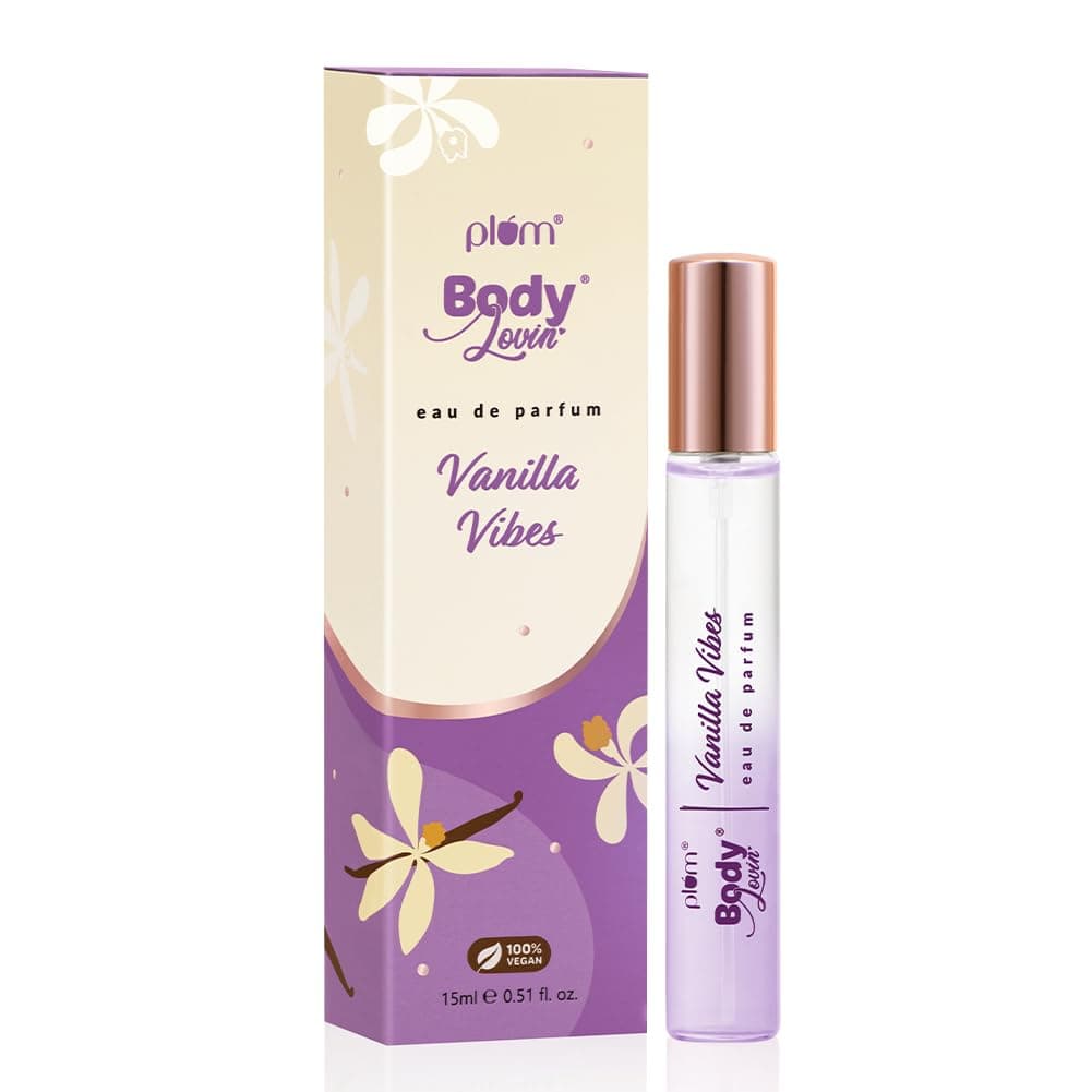 BodyLovin' Vanilla Vibes Perfume | Long Lasting & Premium Warm Fragrance | Luxury Perfume For Women | Sweet, Warm & Irresistible Notes of Vanilla | Travel Friendly | High On Fun | 15ml