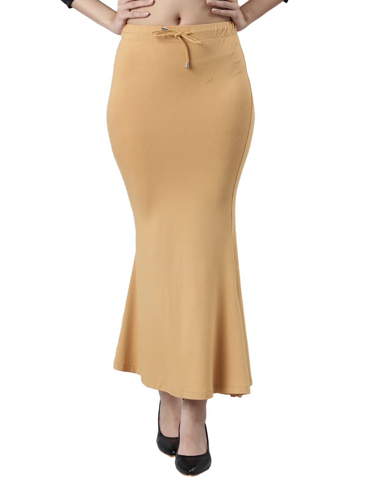 TWIN BIRDS Super Soft Viscose Elastane Fabric Saree Skirt/Shaper/Shapewear for Women