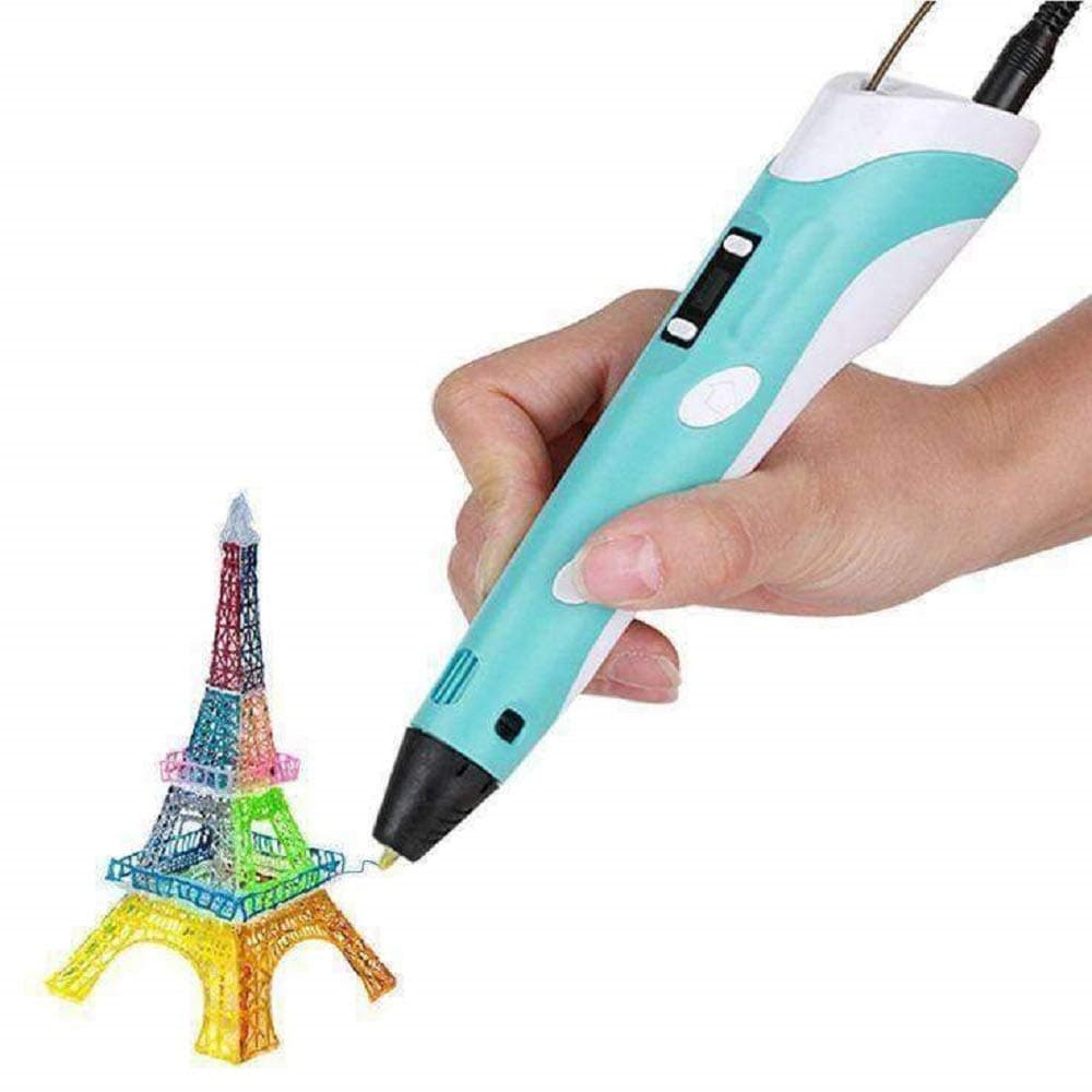 HOMME STORE 3D Printing Pen with LCD Display & Free 3,1.75 mm, 10 Metre Each PLA Filament Refills