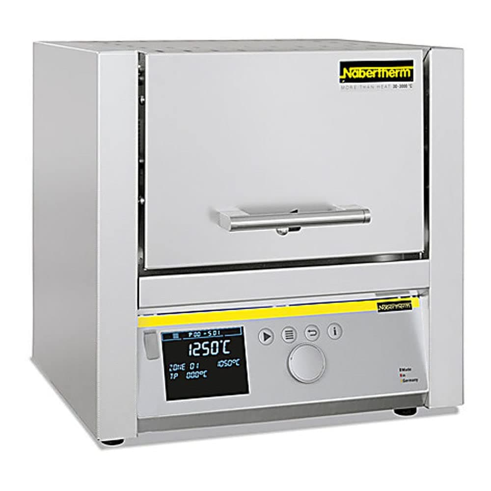 Nabertherm L-091S3RN L 9/13/B410 Muffle Furnace with Brick Insulation, 1 x 240V, Degrees C